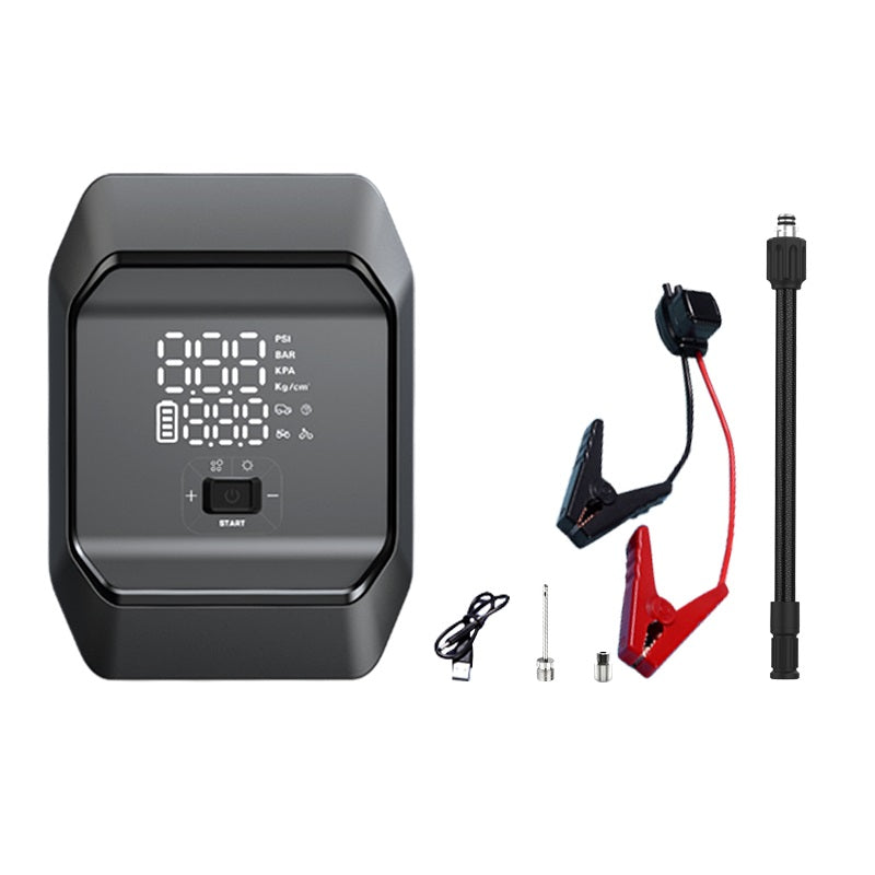 KF03 2-in-1 High-Power 8000mAh Emergency Jump Starter with Inflator Pump, Power Bank Function KF03 2-in-1 High-Power 8000mAh Emergency Jump Starter with Inflator Pump, Power Bank Function